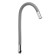 Pour for the Zein mixer, 3/4 ", flexible, silicone, stainless steel, 50cm, plastic grid, gray