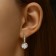 Серьги со стразами XUPING млечный путь, цвет белый в золоте