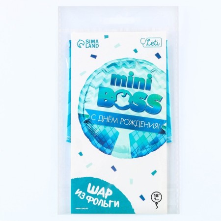Foil ball 18 "Mini-Boss" circle, with a substrate-1