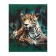 Notebook of 48 sheets in the cage "Wild nature", cover coated cardboard, block No. 2 (gray sheets), mix