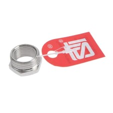 Футорка STI, 1/2" х 3/8", никелированная латунь