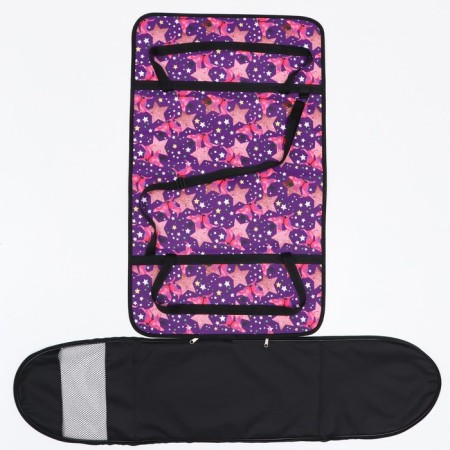 Bag - carrying for animals with print, 49 x 30 x 35 cm, mix of flowers-4