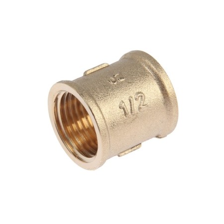 Zein coupling, 1/2 ", internal thread, brass