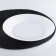 Deep harene plate, 800 ml, d = 23 cm, white color