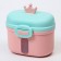 Container for storage of baby food "Crown", 240 gr., Pink color