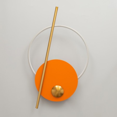 Bra "Alla" LED 17W 3000k orange gold 66x6.5x41cm