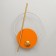 Bra "Alla" LED 17W 3000k orange gold 66x6.5x41cm