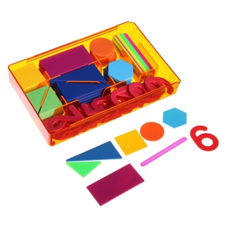 Cashier of account materials "Learn to count", 132 pieces, mix-7
