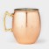 Copper mug, 400 ml, d = 7.5 cm, h = 9 cm, brass handle, with a pattern, 1 variety