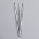 A set of hands for nail design, 3 pcs, 16.5 cm, in PVC - a tube, silver color