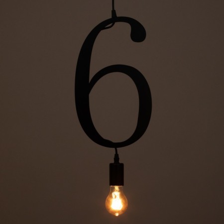 Bayerlux lamp "Figure 6" E27 40W Black 35x20 cm-3