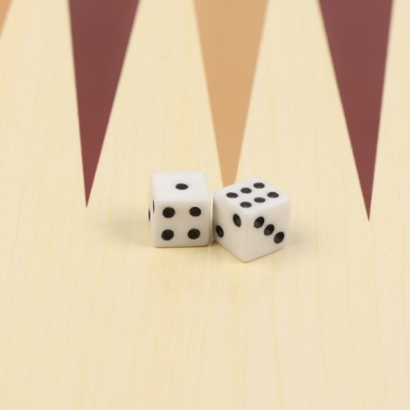 Labart backgammon, wooden board 29 x 29 cm, with a field for playing checkers-4