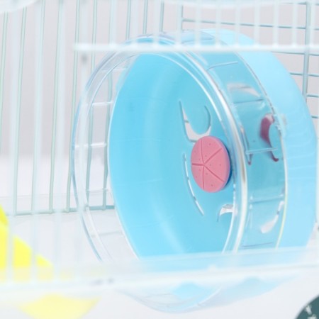 The cage for rodents "Pigzon", 23 x 17 x 33 cm, transparent, blue filling-6