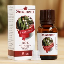 Eucalyptus essential oil, a dropper bottle, an abstract, 15 ml, disinfecting