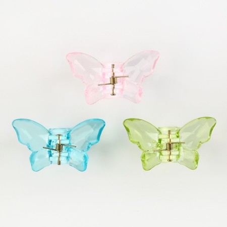 Hair crab 3 pcs. Believ in Yourself butterflies, 4.5 x 3 x 3 cm-2