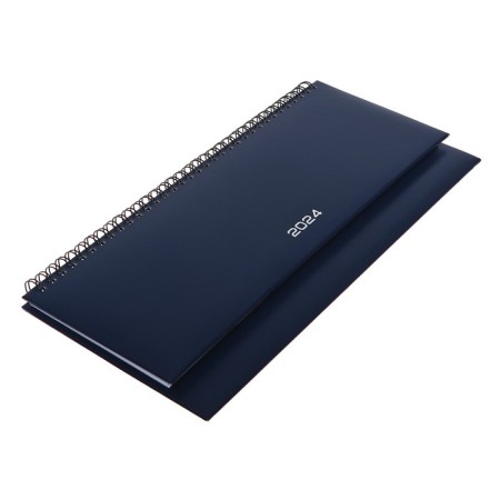 Dated 2024, 294 x 142 mm, 64 sheets, on the crest, Attomex.orion, solid boumvil cover, block 70 g/m2, blue-1