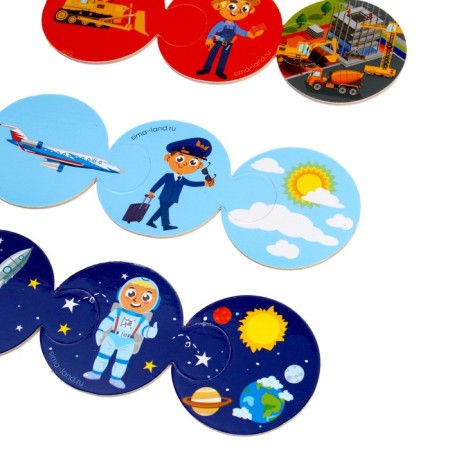 Puzzles "Transport and profession"-5