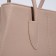 Bag-tout El Masta with a zipper, beige color