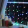 Garland "Curtain" 2 × 1.5 m with nozzles "Balls", IP20, transparent thread, 360 LED, glow of multi, 8 modes, 220 V