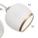 Frida chandelier 5he27 40W white-gold 58x58x27 cm Bayerlux