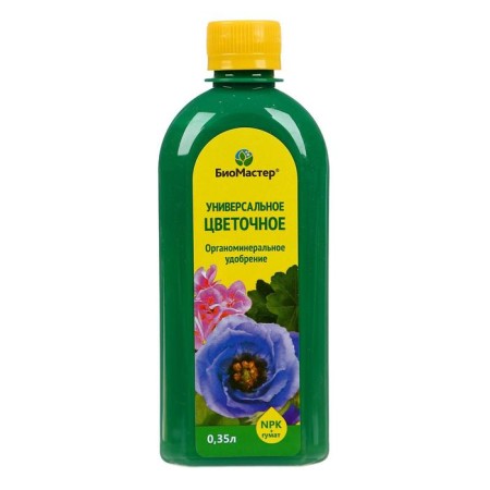 Fertilizer complex "Biomaster" is universal, for all types of colors, 0.35 liters