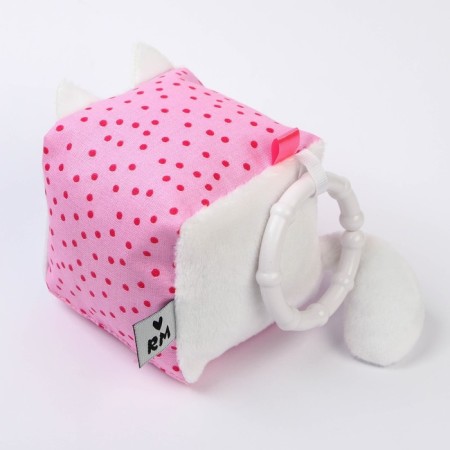 Toy soft cube "kitten", crumbs-2