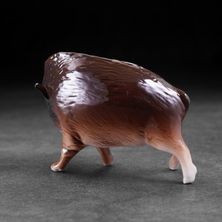 Souvenir "Boar", without a stand, 9 x 7 x 14 cm, porcelain-2