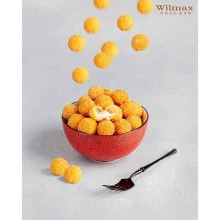 Porcelain bowl SPLASH, D = 10 cm, 250 ml, Orange color-2