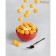 Porcelain bowl SPLASH, D = 10 cm, 250 ml, Orange color