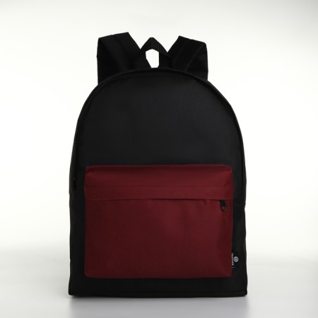 Sports backpack, Textura, 20 liters, black/burgundy color