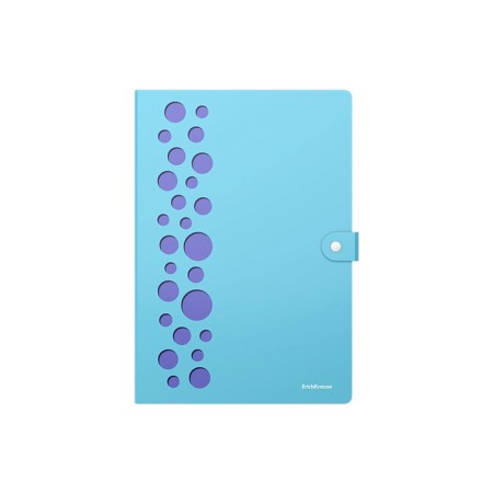 The Carthetele folder on the A4 button, Erichkrause "Diagonal Pastel", with 4 departments, plastic, mix-2