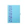 The Carthetele folder on the A4 button, Erichkrause "Diagonal Pastel", with 4 departments, plastic, mix