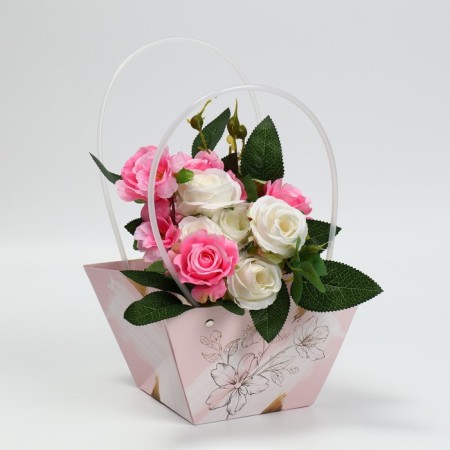Moisture -resistant package for colors "Tenderness", 20 x 12 x 20 cm