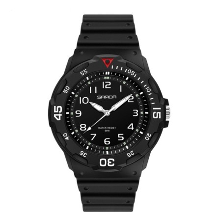 Watch of wrist-quartz children, D-4.3 cm, waterproof, luminous, silicone strap