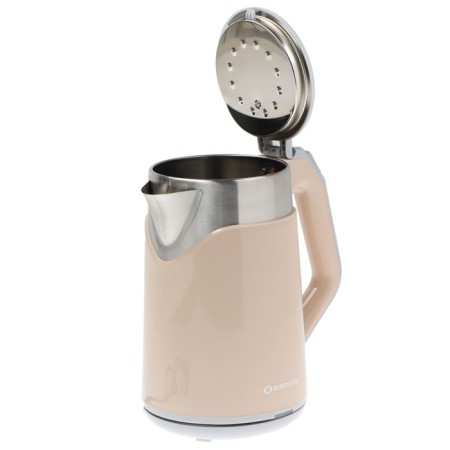 Electric kettle eurostek eek-2027, plastic, flair, 1.8 l, 1500 watts, beige-5