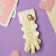 Hair gum "Tenderness" (set 6 pcs) Bear, yellow