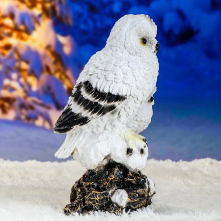 Garden figure "Polar Owls" 19x20x38cm-4
