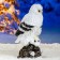 Garden figure "Polar Owls" 19x20x38cm