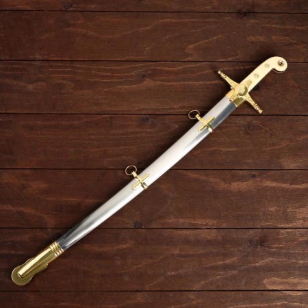 Souvenir sword "Marine Corps", painting on the blade, 60 cm-1