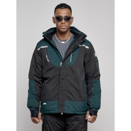 Male ski suit, size 48, black color-7