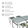 Furniture set: table, 4 chairs, metallic color/camouflage savannah