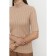 Women's turtleneck with short sleeve Eliseeva Olesya, size 44, beige color