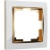 Frame for 1 post WL03-FRAME-01-WHITE-GD, Color Gold, White