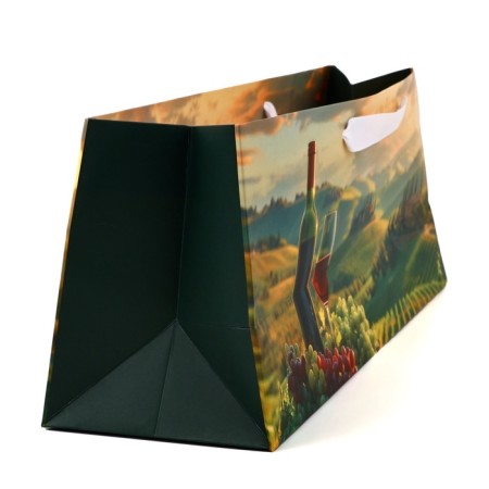 A package for a bottle horizontal "Gift for you", 36 × 10 × 13 cm-2