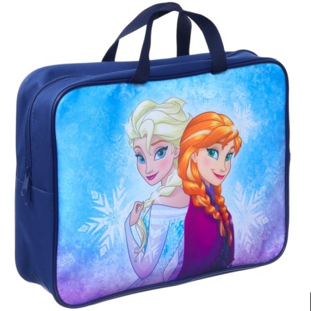 Folder with handles textile A4, 350x270x100 mm, cold heart-6