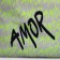 Textile chover on Amor laces, gray color