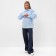Women's blouse Minaku: Casual Collection Blue color, river 46