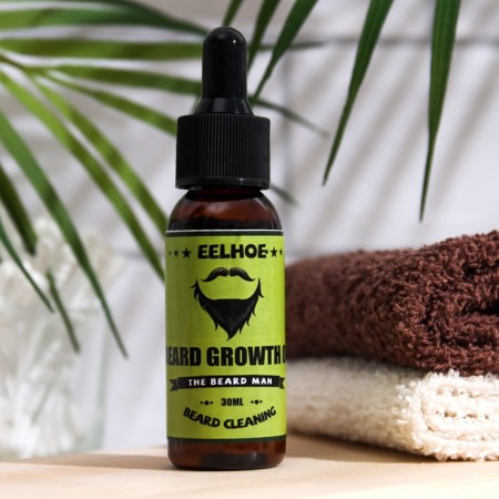 Cosmetic oil for beard and mustache with green tea extract, 30 ml