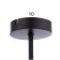 Olivia chandelier 5x60W E27 black