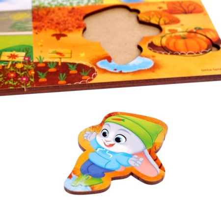 Puzzle with applications "Seasons"-3